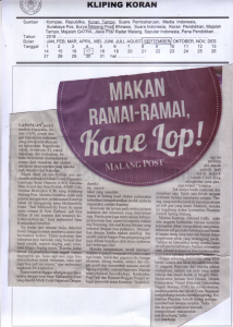 Malang Post, 17 September 2016