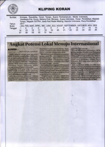Puteri  Indonesia  2017  Hadir di  MFM, Jawa Pos Radar Malang 4 April 2017
