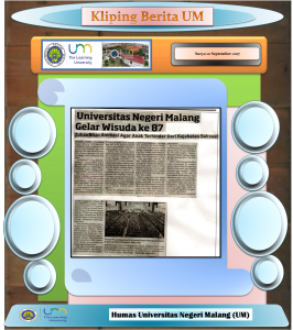 Universitas Negeri Malang Gelar Wisuda ke 87, Surya 10 September 2017