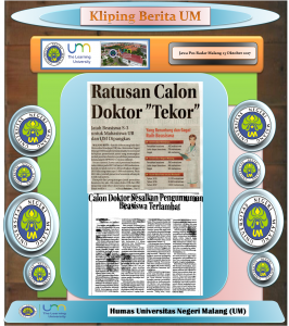Ratusan Galon Doktor "Tekor”, Jawa Pos Radar Malang 13 Oktober 2017