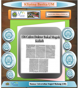 156 Calon Doktor Bakal Mogok Kuliah, Jawa Pos Radar Malang 19 Oktober 2017